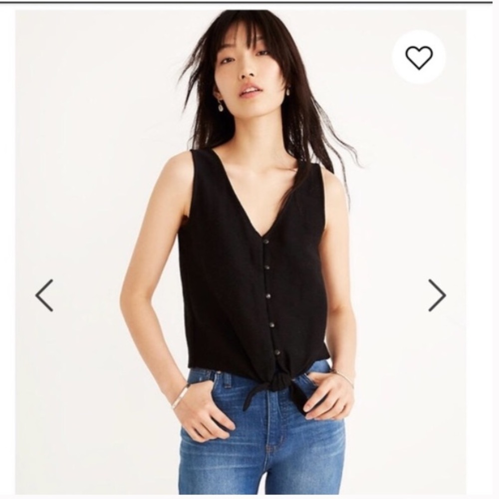 NWT Madewell | All Buttoned Up Sleeveless Top